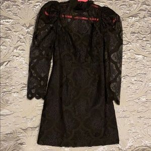 Mini long sleeve Lace Cocktail dress